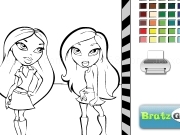 Jouer à Bratz and a friend coloring