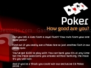 Jouer à Poker quiz : how good are you ?