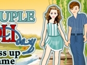Jouer à Couple holiday dress up game