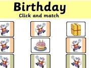 Jouer à Click and match - birthday