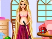 Jouer à Pregnant Rapunzel Room Cleaning