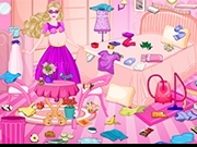 Jouer à Pregnant Super Barbie Room Cleaning