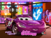 Jouer à Car lightning mcqueen hidden alphabets