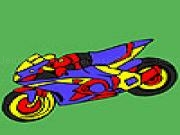Jouer à Fascinating motorbike coloring