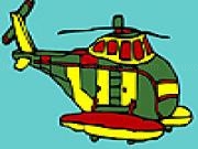 Jouer à Big military helicopter coloring