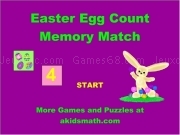 Jouer à Easter egg count memory match