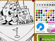 Jouer à Spongebob coloring