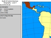 Jouer à South and central american geography - level 1