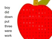 Jouer à Sight words word search - apple
