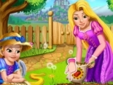 Jouer à Rapunzel mommy gardening