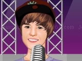 Jouer à Justin Bieber in concert dress up game