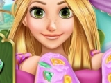 Jouer à Rapunzel manicure